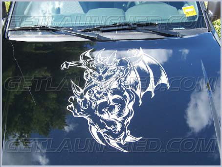 Gargoyle-Hood-Auto-Decal <a href="http://www.getlaunched.com/gallery_pics2.html">http://www.getlaunched.com/gallery_pics2.html </a>